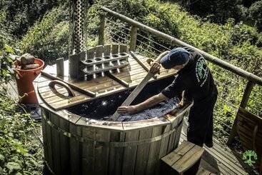 בית מלון כפרי Ceridwen Glamping, Double Decker Bus And Yurts