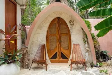 ペンション Room In Lodge   Ecolush Couple Mayan Dome Cenote Bikes