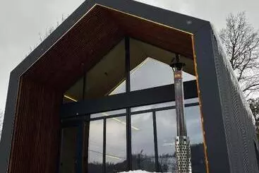 ペンション Stodola Slavsko котедж з чаном джакузі