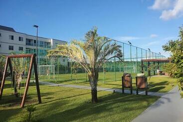 アパートホテル Escape Para O Paraiso Flat Palm Village Acqua, A Passos Das Praias Do Cupe E Porto De Galinhas