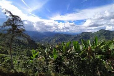 ホテル Alojamiento En Jardín Cabaña Las águilas