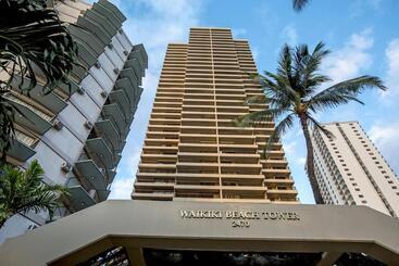 아파트호텔 High Floor Luxury Oceanfront At Waikiki Beach Tower
