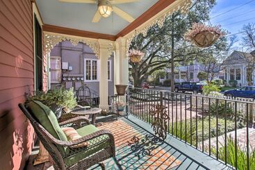 Kır Evi 2 Mi To French Quarter: Nola Getaway W/ Porch!