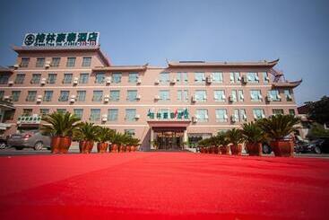 فندق Greentree Inn Anhui Wuhu Yinhunorthroad Fangte World Resort South Gate Business