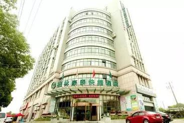 Hotelli Greentree Inn Shanghai Songjiang Wanda Plaza Rongm