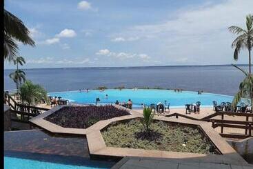 ホテル Flat No Condomínio Do Edifício Tropical Executive E Residence Com Vista Para O Rio