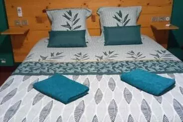 تختخواب و صبحانه Chambres D Hotes Du Moulin De Saint Félix Chambre Iguana