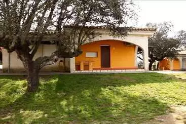 ホテル Bungalows Camping Parque Nacional De Monfragüe