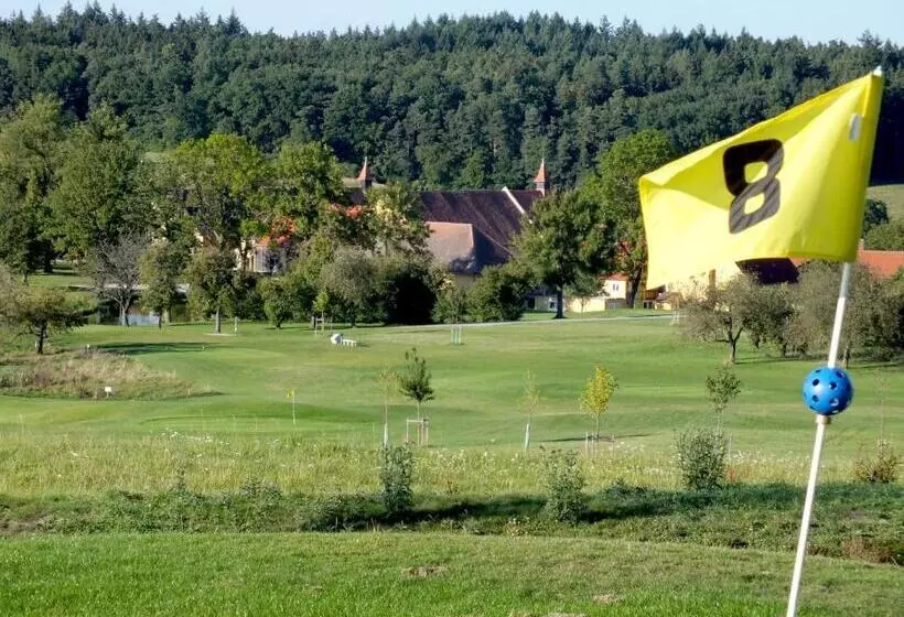 酒店 Gasthof Die Post Brennerei Frankenhöhe