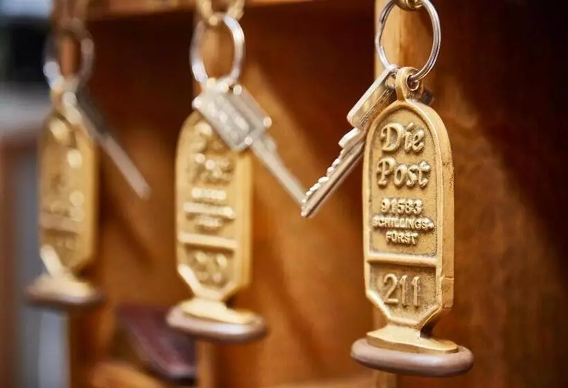 酒店 Gasthof Die Post Brennerei Frankenhöhe