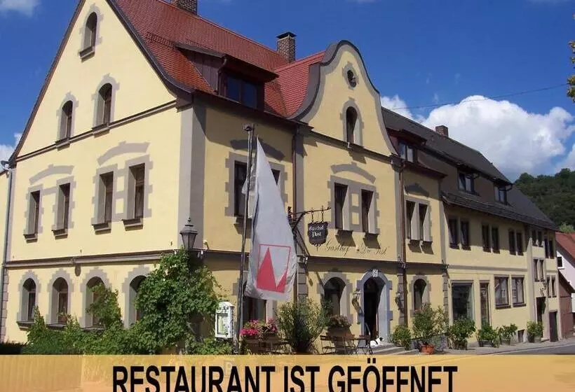 酒店 Gasthof Die Post Brennerei Frankenhöhe