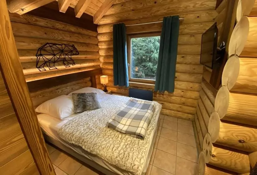 L Ours Noir Chalet En Rondins