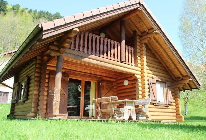 L Ours Noir Chalet En Rondins