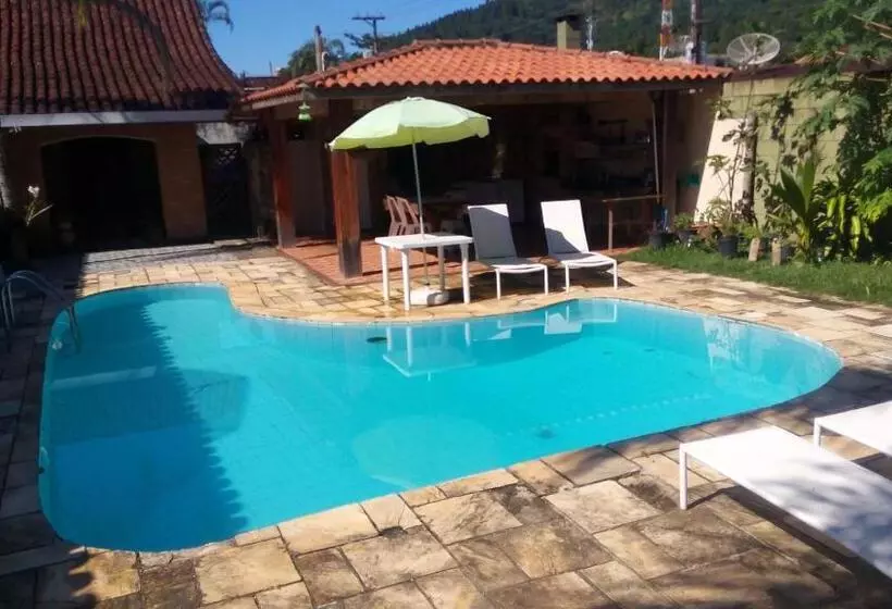 هتل Pousada Na Praia Ubatuba