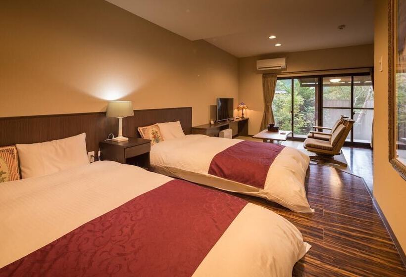 Ryokan Yufuin Dining Kitchen Zen