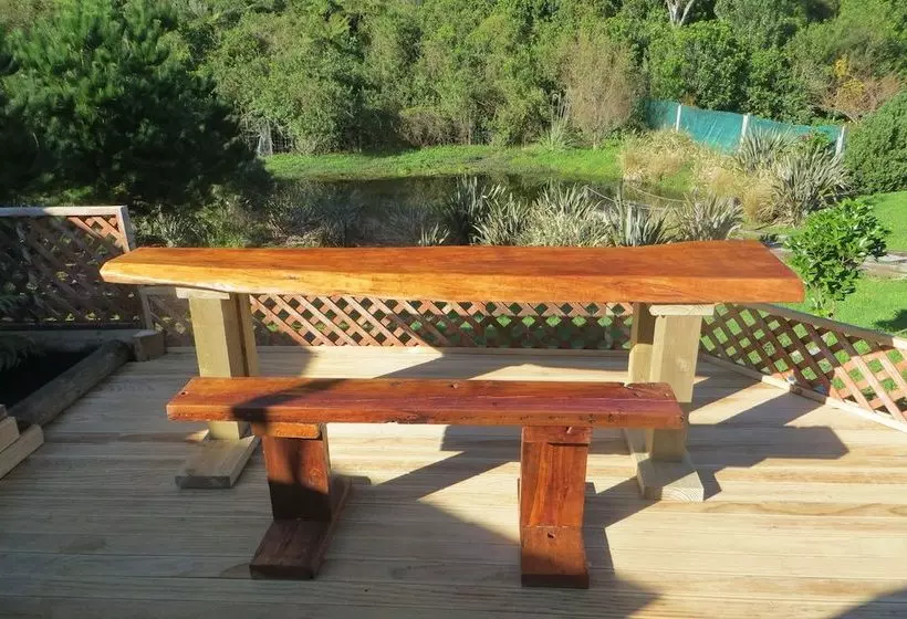 Aamiaismajoitus (B&B) Kiwi Cabin And Homestay At Koru With Hot Tub