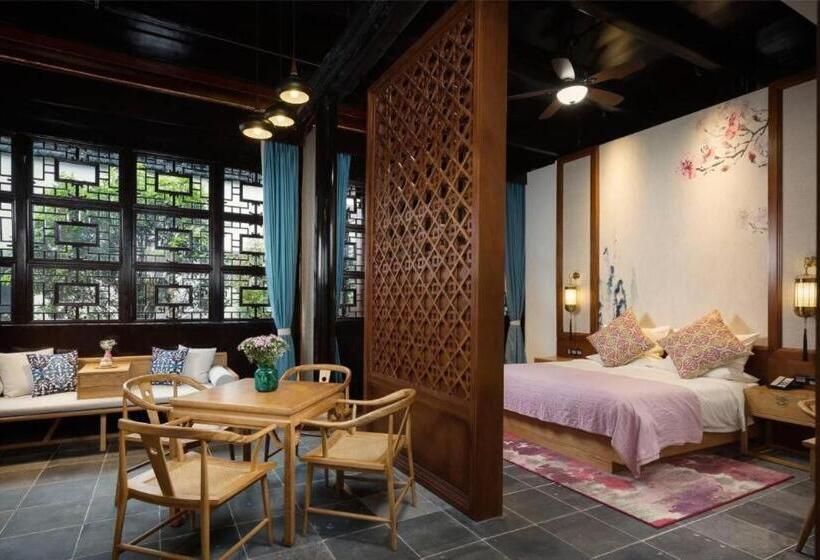 בית מלון כפרי Blossom House Suzhou Tanhuafu