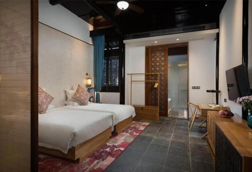 בית מלון כפרי Blossom House Suzhou Tanhuafu