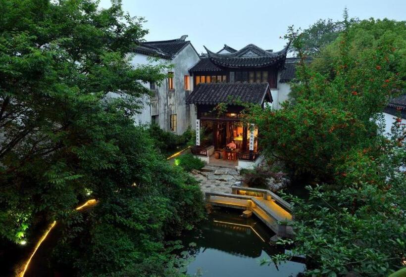 בית מלון כפרי Blossom House Suzhou Tanhuafu