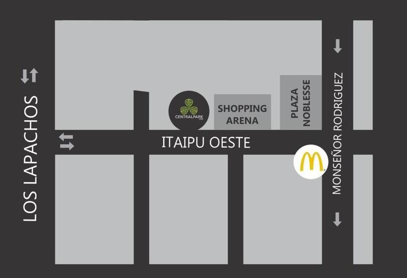 تختخواب و صبحانه Central Park Cde