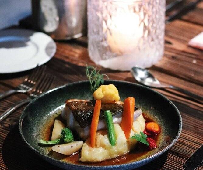 ホテル Nusfjord Village & Resort