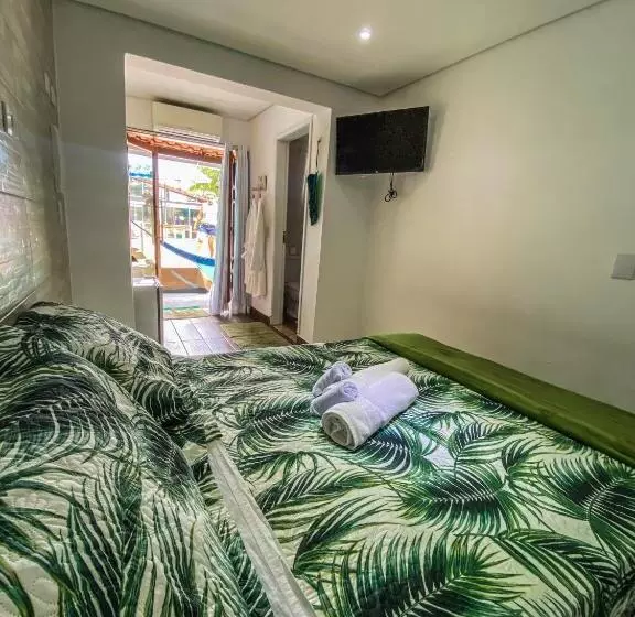 ペンション Pousada Orquídeas Do Guarujá