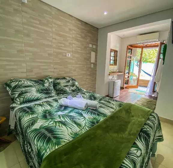 ペンション Pousada Orquídeas Do Guarujá