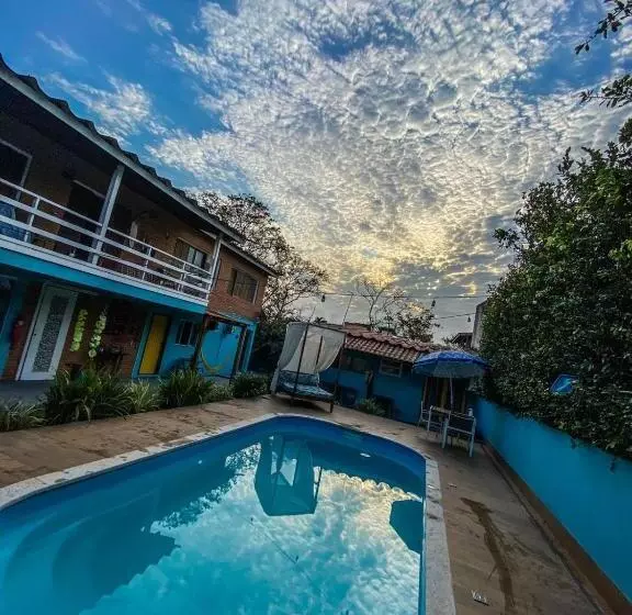 ペンション Pousada Orquídeas Do Guarujá