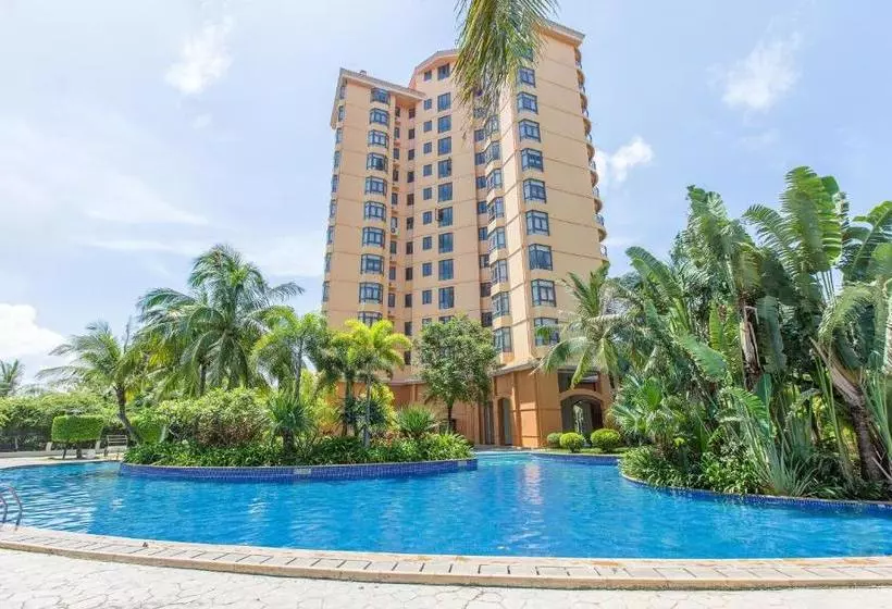 Hotelli Gold Boutique Holiday  Sanyabay（free Cooking &airport Transfer，100 Meters Away From The Beach）