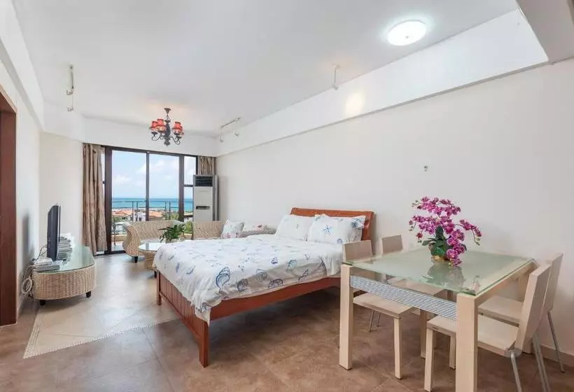 Hotelli Gold Boutique Holiday  Sanyabay（free Cooking &airport Transfer，100 Meters Away From The Beach）