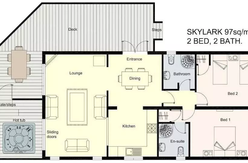 Skylark Lodge With Hot Tub Near Cupar, Fife