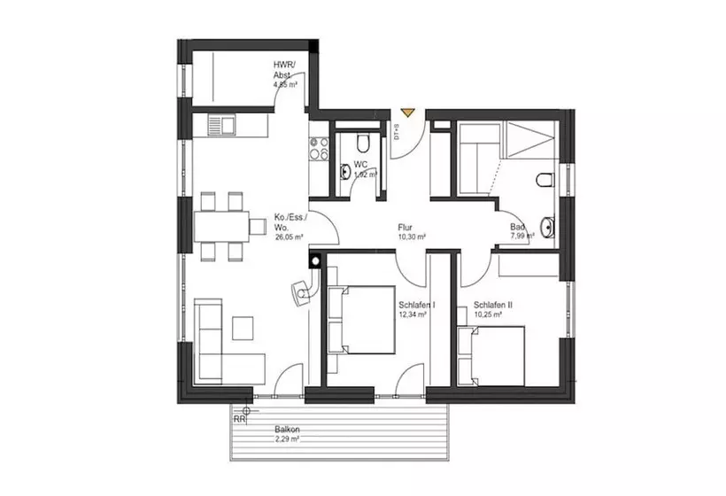 ホテル Kapitänshaus 4