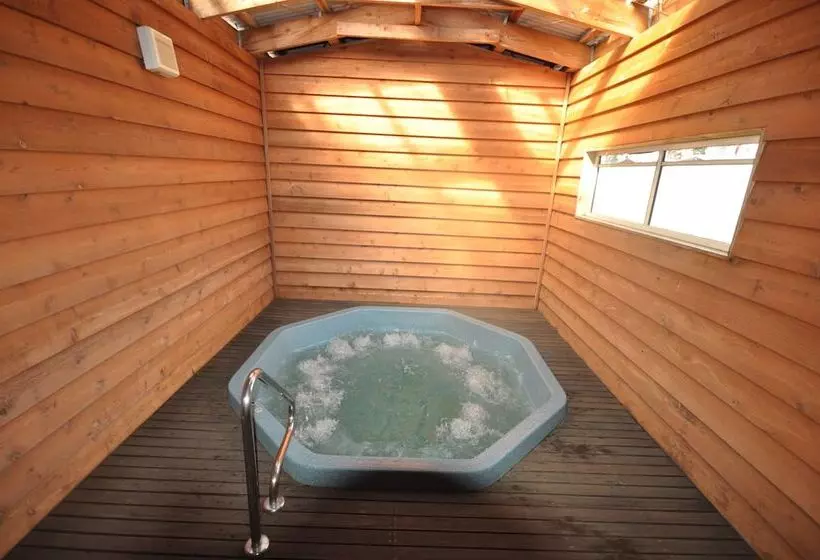 Hotelli Dylene Caravan Park   2 Br Family Cabin With Air