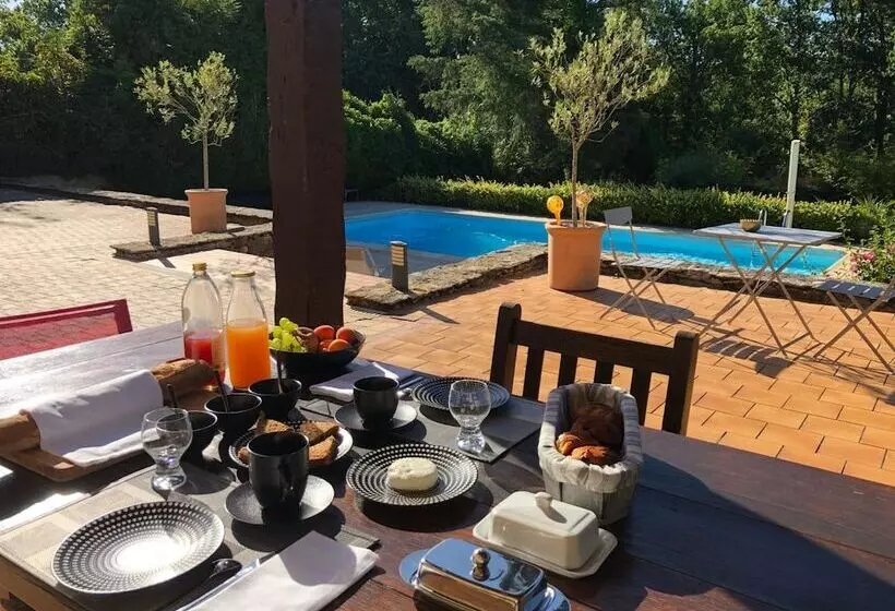 Aamiaismajoitus (B&B) Le Domaine Aubazen