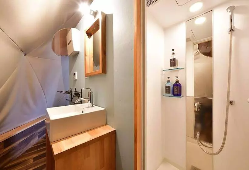 Hotelli Onsen Glamping Shimablue