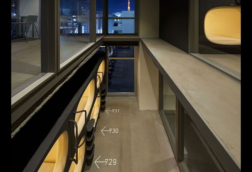 בית מלון כפרי 9h Nine Hours Hamamatsucho Sleep Lab