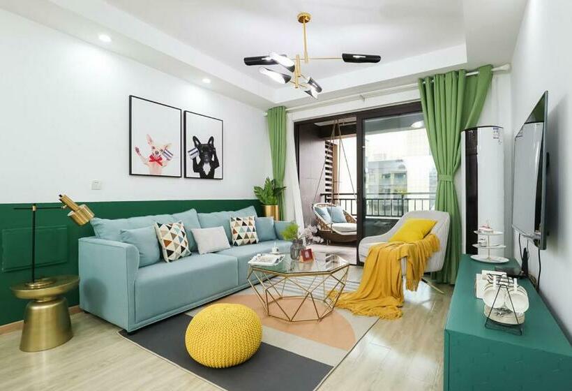 فندق Lu Ke Boutique Apartment 00123370, Qixiashan Nanjing Station, Nanjing City, Jiangsu Province