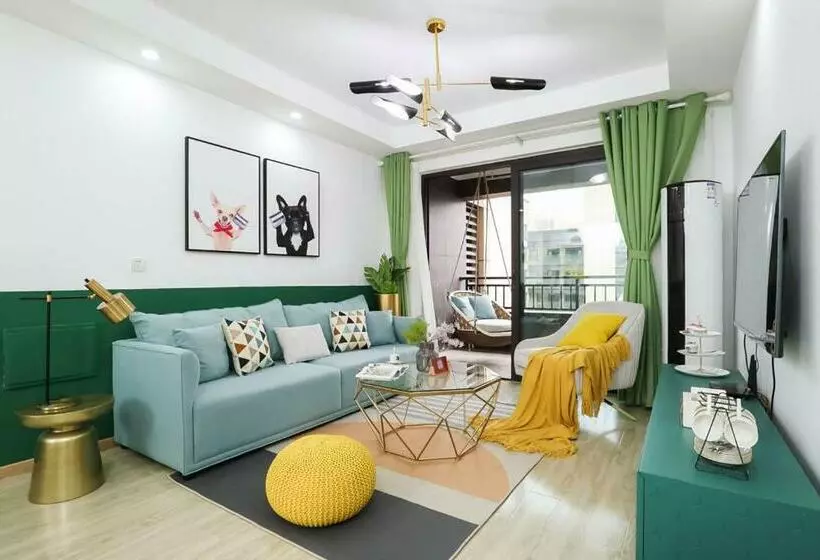 Hotelli Lu Ke Boutique Apartment 00123370, Qixiashan Nanjing Station, Nanjing City, Jiangsu Province