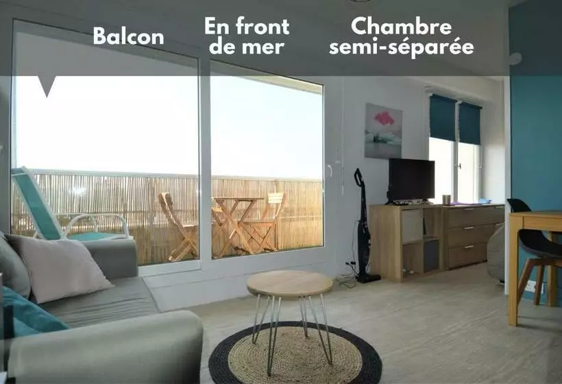 Studio Avec Chambre   Balcon Et à 20m De La Mer