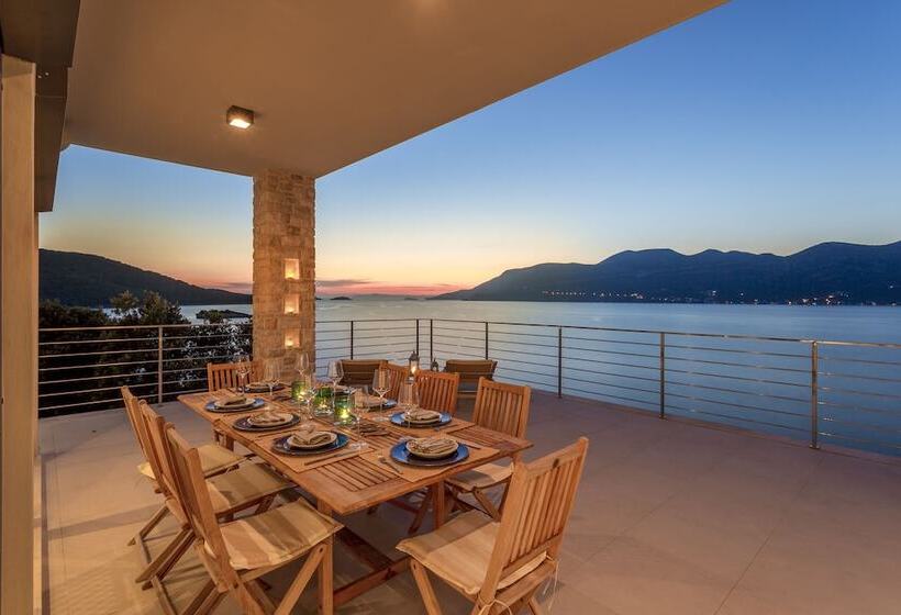 Beachfront Villa Poseidon With Heated Pool