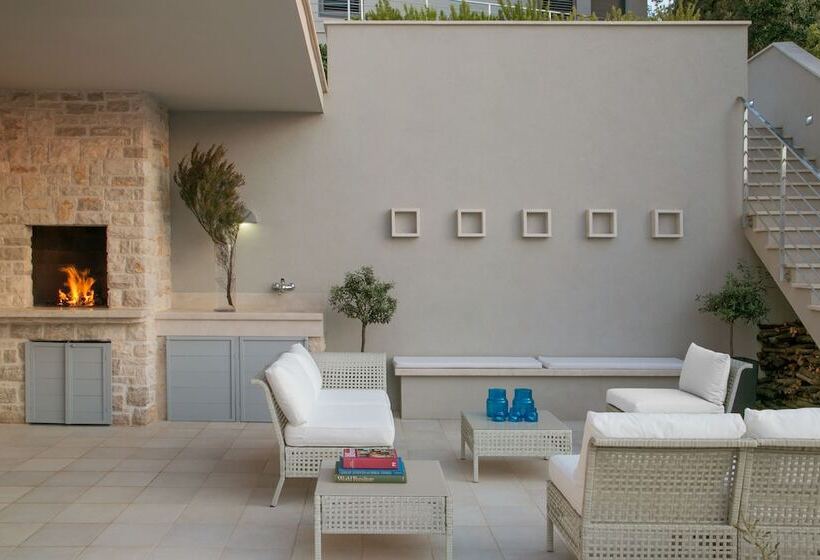 Beachfront Villa Poseidon With Heated Pool