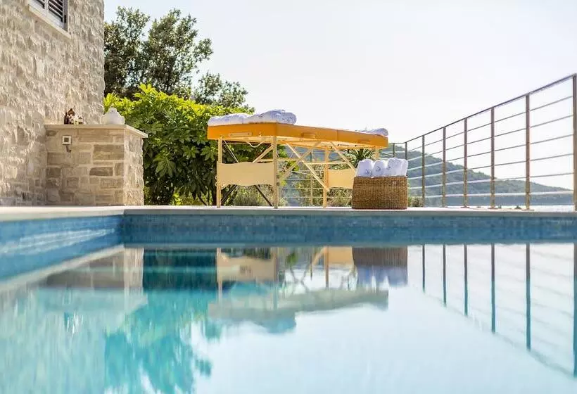 Beachfront Villa Poseidon With Heated Pool