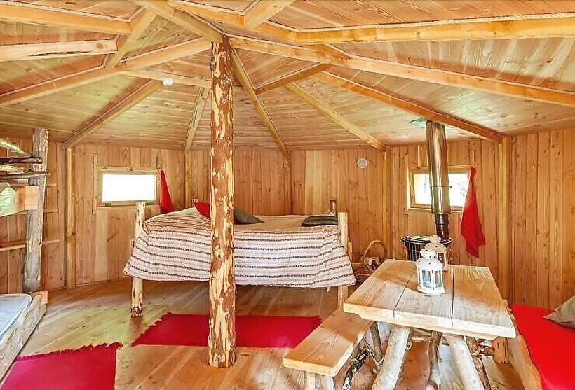 住宿加早餐 Cabanes Et Yourtes De La Vallée De L Ance