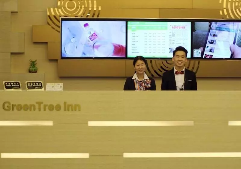 Hotelli Greentree Inn Shanghaibaoshan District Tieshan Road Youyi Road