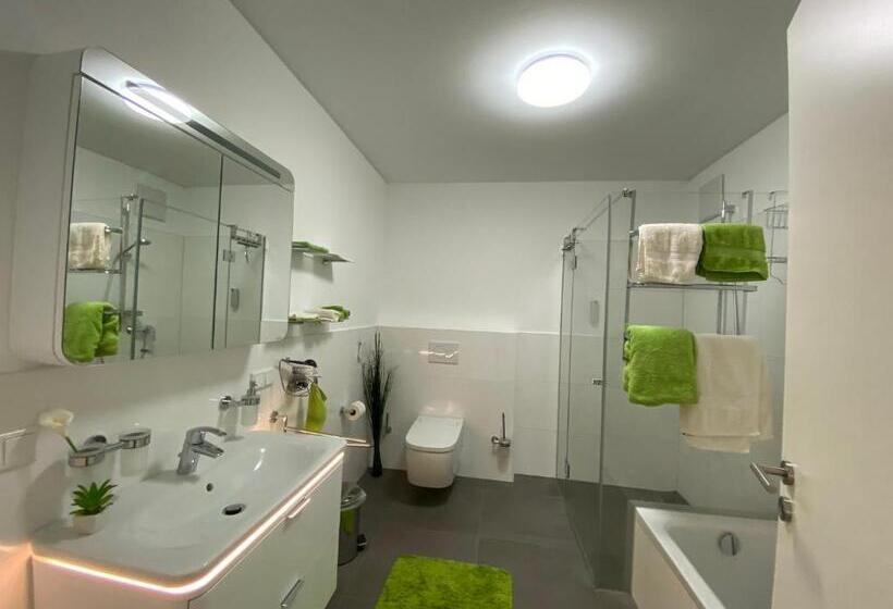 Panorama Penthouse Apartment Mit Klima Und Whirlpool Für Bis Zu 6 Personen