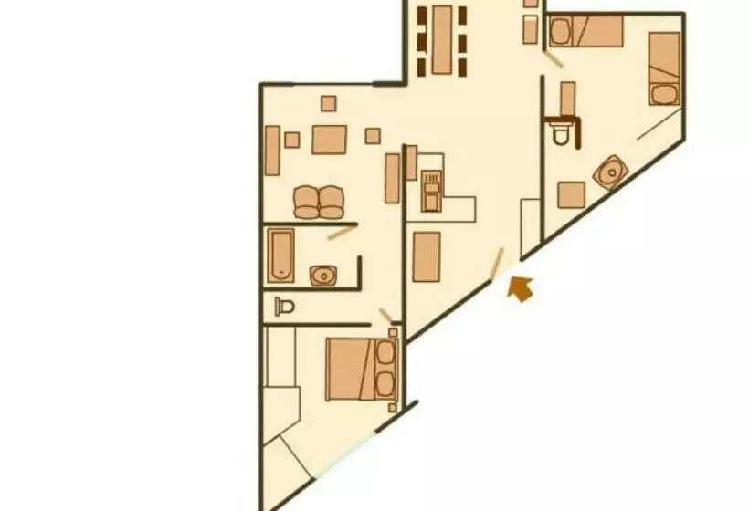 اقامتگاه Résidence Le Chamois D Or