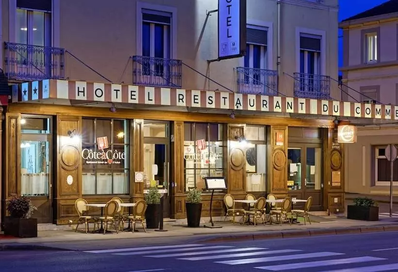 Отель Contact Hôtel Du Commerce Et Son Restaurant Côte à Côte