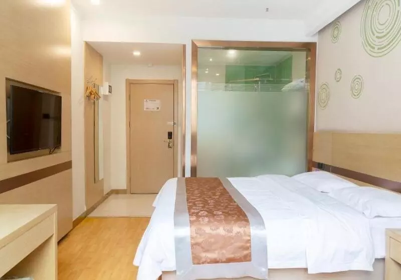 Hotelli Greentree Inn Gannan Hezuo Pedestrian Street Express