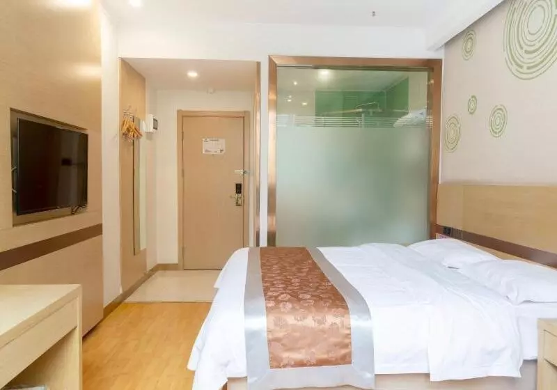 Hotelli Greentree Inn Gannan Hezuo Pedestrian Street Express