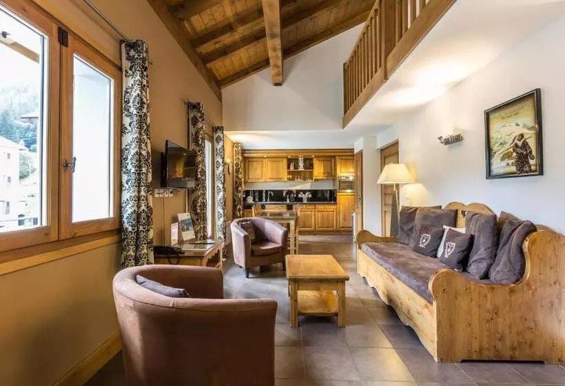 هتل Residence And Spa Vallorcine Montblanc